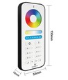 Gledopto RGB+CCT touch afstandsbediening - 6 zones, batterij