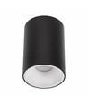 Chloe GU10 opbouwspot - Zwart, cilindervormig, IP20, aluminium, zonder lichtbron