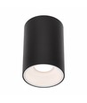 Chloe GU10 opbouwspot - Zwart, cilindervormig, IP20, aluminium, zonder lichtbron
