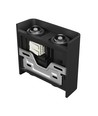 4W Luna op/neer wandlamp - IP54 buiten, CCT, 3 lichtkleuren, zwart, incl. lichtbron