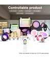 Gledopto RGB+CCT touch afstandsbediening - 8 zones, batterij