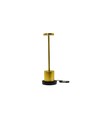 Oplaadbare LED tafellamp met draadloos opladen - Goud, IP54 Binnen/buiten, touch dimbaar