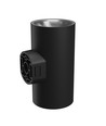 18W Torre op/neer wandlamp - IP54 buiten, Rond, CCT, 3 lichtkleuren, zwart, incl. lichtbron