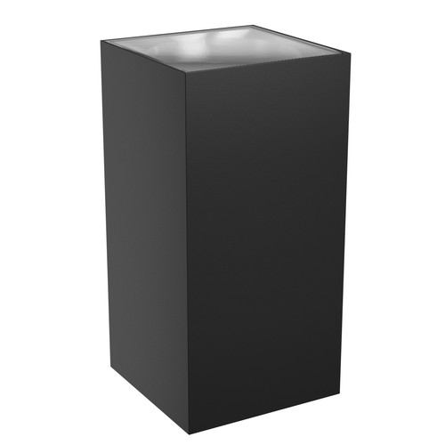 18W Torre up/down wandlamp - IP54 buiten, CCT, vierkant, 3 lichtkleuren, zwart, incl. lichtbron