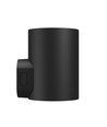9W Torre wandlamp - IP54 buiten, rond, CCT, 3 lichtkleuren, zwart, incl. lichtbron