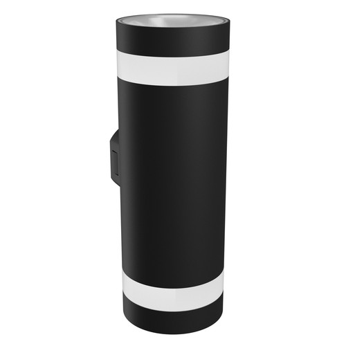 18W Torre ring wandlamp - IP54 buiten, Rond, CCT, Zwart, Up/down, 3 lichtkleuren, incl. lichtbron