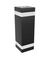 18W Torre ring wandlamp - IP54 buiten, CCT, vierkant, 3 lichtkleuren, zwart, up/down, incl. lichtbron