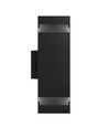 18W Torre ring wandlamp - IP54 buiten, CCT, vierkant, 3 lichtkleuren, zwart, up/down, incl. lichtbron