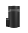 9W Torre ring wandlamp - IP54 buiten, rond, CCT, 3 lichtkleuren, zwart, incl. lichtbron