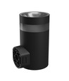 9W Torre ring wandlamp - IP54 buiten, rond, CCT, 3 lichtkleuren, zwart, incl. lichtbron