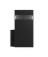 9W Torre ring wandlamp - IP54 buiten, CCT, vierkant, 3 lichtkleuren, zwart, incl. lichtbron