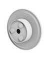 12W Wandlamp - IP44 buiten, Ø18cm, 3 lichtkleuren, Wit