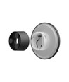 9W Wandlamp - IP44 buiten, Ø12cm, 3 lichtkleuren, CCT, zwart