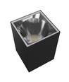 9W Torre wandlamp - IP54 buiten, CCT, vierkant, 3 lichtkleuren, zwart, incl. lichtbron