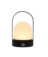 Oplaadbare LED tafellamp Binnen/buiten - Zwart, dimbaar, IP54 buiten