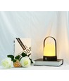 Oplaadbare LED tafellamp Binnen/buiten - Zwart, dimbaar, IP54 buiten