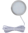Ø6cm Sono60 meubelspot RA92 - 12V DC, Afmetingen: Ø6 cm, opbouw, kastverlichting, geborsteld staal