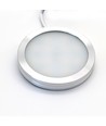 Ø6cm Sono60 meubelspot RA92 - 12V DC, Afmetingen: Ø6 cm, opbouw, kastverlichting, geborsteld staal