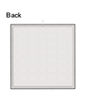 60x60 CCT LED paneel, 36W - Hoogte: 35mm, 140lm/W, zwarte rand