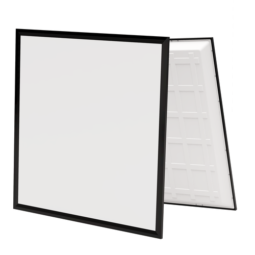 60x60 CCT LED paneel, 36W - Hoogte: 35mm, 140lm/W, zwarte rand
