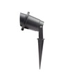 FLORI GU10 - Aluminium, verstelbare hoek, IP65, 98x180mm, zwarte grondpen, zonder lichtbron