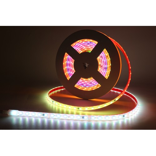 5m 12W/m RGBIC LED-strip - 24V DC, IP68, 60 LED