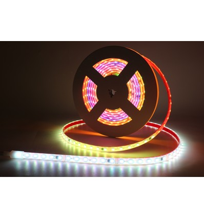 5m 12W/m RGBIC LED-strip - 24V DC, IP68, 60 LED