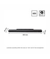 22W SMART GRID S LED railspot voor System Shift - CCT, 2250lm, 102lm/W, 44cm, zwart railsysteem