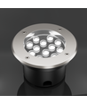 LEDlife inbouwspot - 12W, rond, roestvrij staal, 24V AC/DC