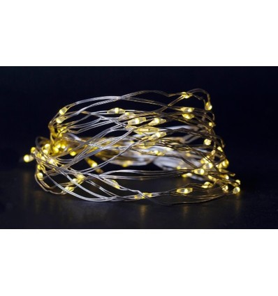 4 m. warm wit LED kerstverlichting - 80 LED, binnen, batterij