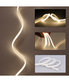 5m 11,5W/m Paarse Neon COB strip - 230V, IP67 waterdicht, 288 LED, In te korten per 10cm