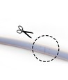 5m 11,5W/m Paarse Neon COB strip - 230V, IP67 waterdicht, 288 LED, In te korten per 10cm