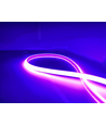 5m 11,5W/m Paarse Neon COB strip - 230V, IP67 waterdicht, 288 LED, In te korten per 10cm