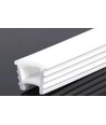 Siliconenprofiel 13x11 voor infrezen - Per meter, gatmaat 10x10mm, geschikt voor 5-8mm brede LED strip