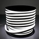 Neutraal wit 8x16 CLIP-ON Neon Flex LED - 9W per meter, IP67, 230V