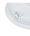 12W Ø17cm 2-in-1 LED inbouwpanel - 125lm/W, 4000K, Gat: Ø14,5 cm, Afmeting: Ø17 cm, opbouw/inbouw