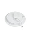 12W Ø17cm 2-in-1 LED inbouwpanel - 125lm/W, 4000K, Gat: Ø14,5 cm, Afmeting: Ø17 cm, opbouw/inbouw