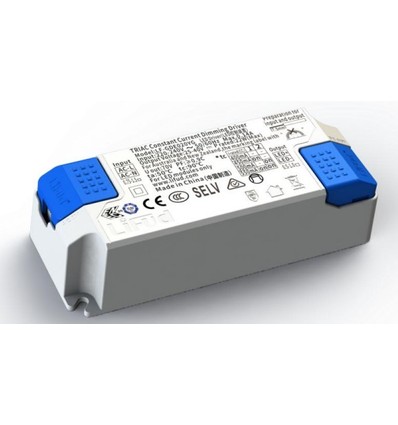 Lifud 20W / 400-550mA dimbare LED driver - 25-40V, Triac fase-afsnijding, flicker free