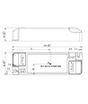 Lifud 30W / 400-750mA 1-10V dimbare LED driver - 9-42V, 0/1-10V signaalinterface, flikkervrij