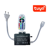 230V RGB WIFI Smart Home CLIP-ON controller - Inclusief eindkap, voor 230V, geheugenfunctie, 100 m