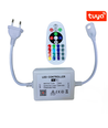 230V RGB WIFI Smart Home CLIP-ON controller - Inclusief eindkap, voor 230V, geheugenfunctie, 50 m