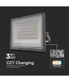 30W LED-breedstraler - 3 lichtkleuren, werklamp, buiten