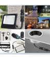 Zwarte ronde lasdoos - IP68 waterdicht, zwart, 5-aderig, voor het verbinden van kabels, DALI/1-10V dim