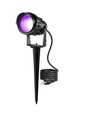 10W LED-breedstraler - IP65, zwart, werklamp, UV 395nm, ultraviolet