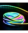 5m RGBIC Neon Flex complete set 7x14 neonflex - USB, Bluetooth app, afstandsbediening