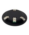 2.8W D1 Gen3 Full Spectrum LED inbouwspot RA97 - Zwart, 2700K