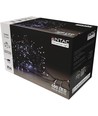 8 m. koud wit cluster LED kerstverlichtingsketting - 400 LED, geheugenfunctie, IP44 buiten, 230V