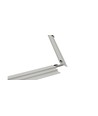 Inbouwframe voor 60x60 LED-paneel - Nieuw model, past op Troldtekt zonder aanpassing, witte rand