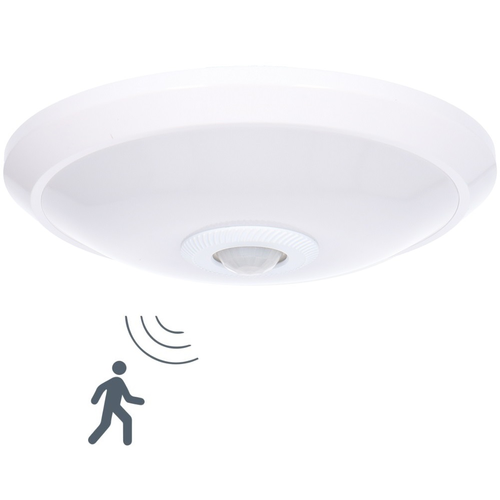 SH LED Plafondlamp met PIR-sensor van 8W in 3000K - 120°