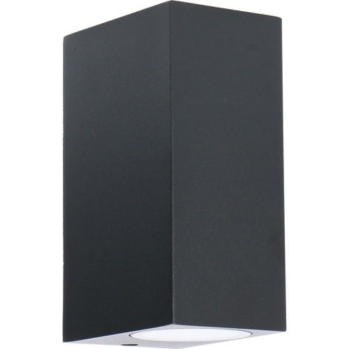 Los Angeles Buitenwandlamp Up/Down GU10 IP44 - Zwart
